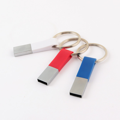 Высокоскоростной привод USB 32G 64GB 128GB пластиковый внезапный с кольцом для рюкзака ключа автомобиля