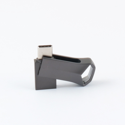 USB извива Matt черноты оружия металла проблескивает скорость 64GB 128GB 256GB c типа дисковода быстрая