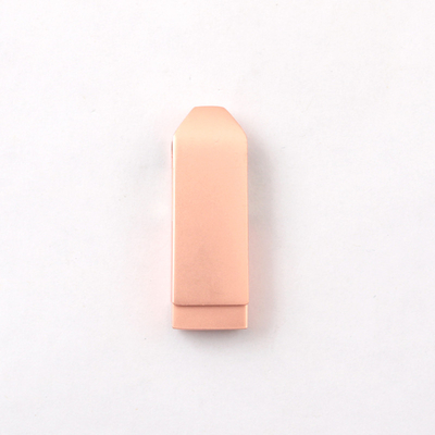Розовый цвет металла золота USB извива 360 градусов управляет загружать данные свободные