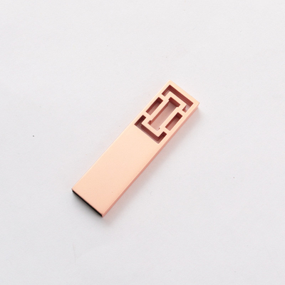Металлический флеш-накопитель USB емкостью 512 ГБ Серебряный логотип для высокой емкости