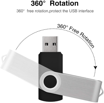 Белый пластиковый USB-накопитель Характерный перерабатываемый материал Полная память Степень A