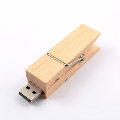 Зажим сформировал деревянный USB 2,0 привода USB внезапный быстро 3,0 2GB 4GB 256GB
