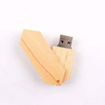 Привод 2,0 USB извива 180 градусов деревянный внезапный и логотип 50-100MB/S USB 3,0 выбивая
