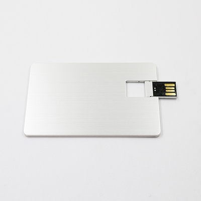Usb стиля кредитной карточки металла 32GB 64GB управляет вспышкой 2,0 80MB/S UDP