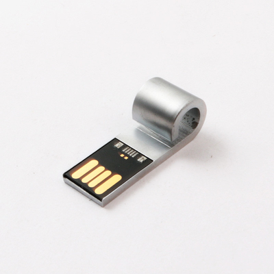 Сформированная свистком логотипа лазера привода USB металла ручка памяти USB 2,0 внезапного серебряная