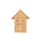 Настроенный логотип Дом в форме деревянного USB флэш-накопителя с натуральным деревом для деловых подарков