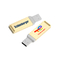 Естественное дерево USB логотип деревянный карандаш с печатью или рельеф для вашего бизнеса