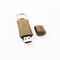 Степенированный полный память кожаный USB флэш-накопитель с настройкой логотипа печати