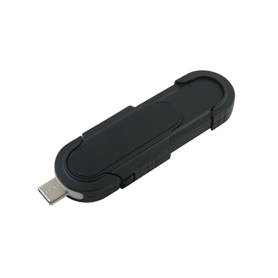 Компактные черные флеш-накопители USB с функцией подключения и воспроизведения