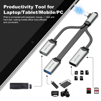 USB-кабель для чтения и копирования Также USB-адаптор для быстрой передачи данных