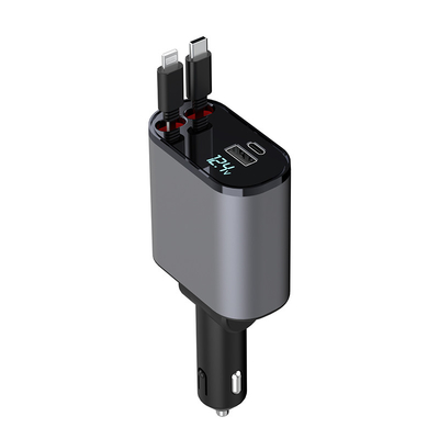 Удобное зарядное устройство для автомобилей с выходом USB-C 5V / 3A с номинальной мощностью MAX 120W