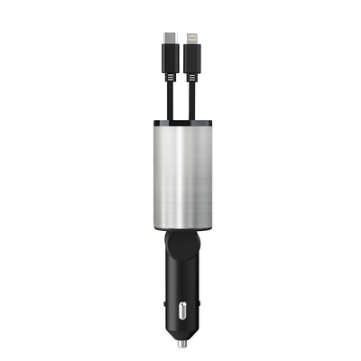 Компактный 139*65*34.5мм зарядное устройство для автомобилей с выходом 2 USB-части 5V/2.4A