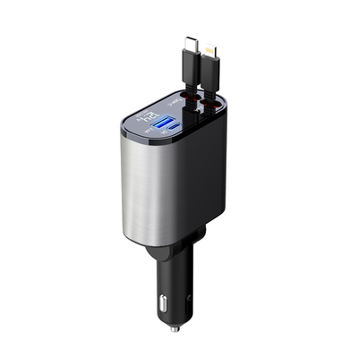 Удобное зарядное устройство для автомобилей с выходом USB-C 5V / 3A с номинальной мощностью MAX 120W