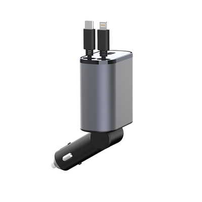 Удобное зарядное устройство для автомобилей с выходом USB-C 5V / 3A с номинальной мощностью MAX 120W