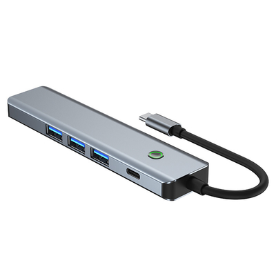 Многофункциональная станция обработки данных USB C Hub Smart Adapter со скоростью передачи 5 Gbps