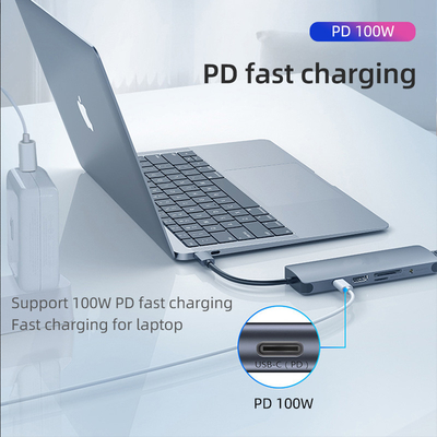 USB 3.0 Station USB C Hub Smart Adapter / Memory Card Hub со скоростью передачи данных 5 Гбит / с