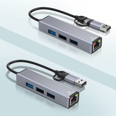 Компактный адаптер USB C Hub для ноутбука Usb Port Expander Usbc Hub для быстрой передачи данных