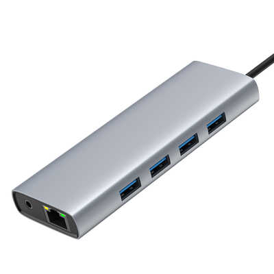 Быстрый алюминиевый многопортовый хаб HDMI и USB для улучшения подключения