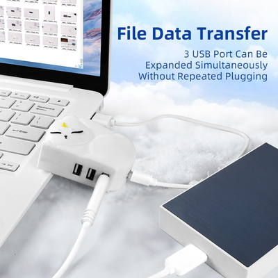 USB-ПВХ-Хаб для быстрого чтения Tf-Хаб для чтения карт с быстрой передачей данных и читателем карт памяти