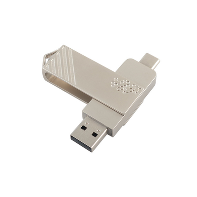 Металлический тип C с винтовой формой Fast Speed USB Flash Drive 3.0 и USB 2.0 и тип C