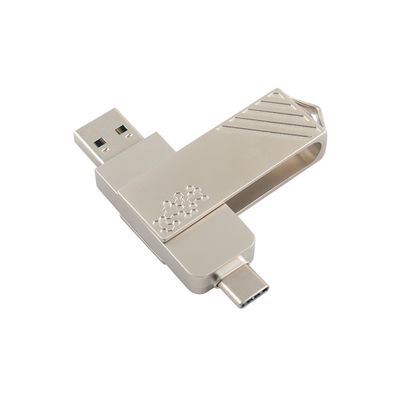 Металлический тип C с винтовой формой Fast Speed USB Flash Drive 3.0 и USB 2.0 и тип C