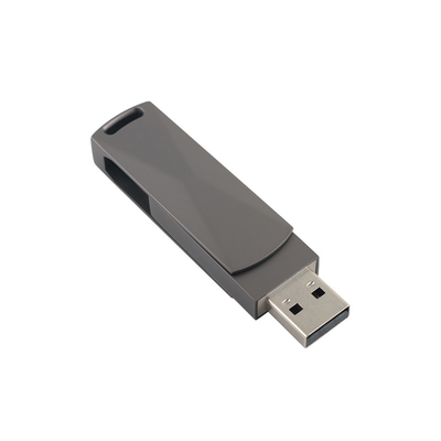 Пистолет Black Metal Type C USB флэш-накопители с высокой скоростью 3.0 и 3.0 формы поворота