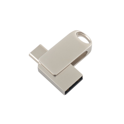 Windows совместимый металлический USB-флеш диск типа C с быстрой передачей данных и полной памятью