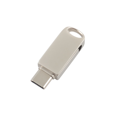 Windows совместимый металлический USB-флеш диск типа C с быстрой передачей данных и полной памятью
