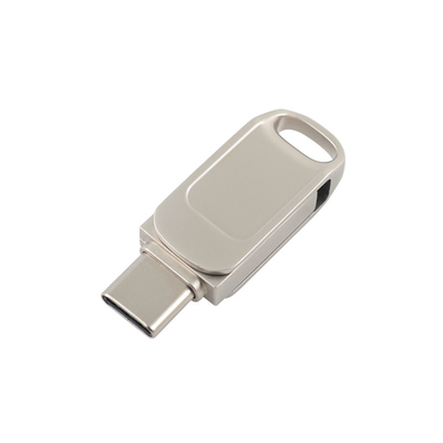 Хороший лазерный логотип серебряный металлический корпус типа C USB флэш-накопитель поддержка USB 3.0 3.1 3.2