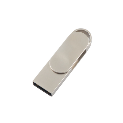 Водостойкий металлический USB PD флэш-накопитель с серебряным USB 2.0 USB 3.0 и типом C