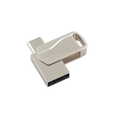 USB 2.0 и металлический флэш-накопитель типа C Печать или лазерный логотип для объединения и защиты данных