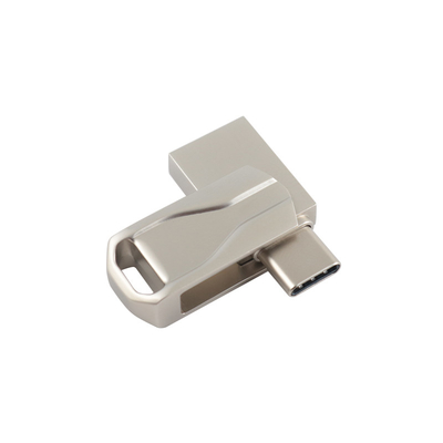USB 2.0 и металлический флэш-накопитель типа C Печать или лазерный логотип для объединения и защиты данных