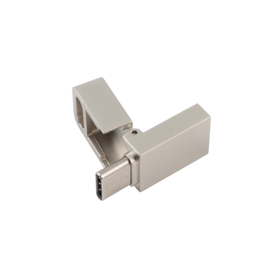 Металлический USB 3.0 и флэш-накопитель типа C с типом C может лазерный логотип с одним лицом сделать обещание