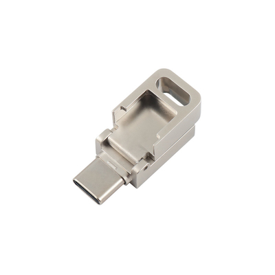 Металлический USB 3.0 и флэш-накопитель типа C с типом C может лазерный логотип с одним лицом сделать обещание