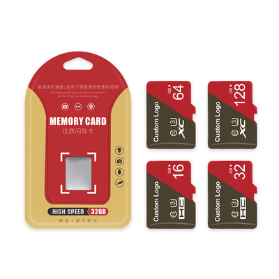 Настраиваемая SanDisk 128GB 3.0 Карта памяти с защитным корпусом OEM Blister Packaging