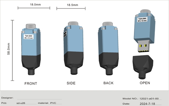Специальные USB флэш-накопители с шифрованием данных и быстрой обработкой изображений после запроса клиента Хранение данных 10 лет