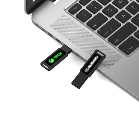 Высокоскоростной флэш-накопитель с кристаллической USB-накопитель с светодиодным светом