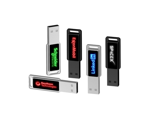 Высокоскоростной флэш-накопитель с кристаллической USB-накопитель с светодиодным светом