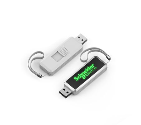 светодиодный фонарь USB с блестящим цветом