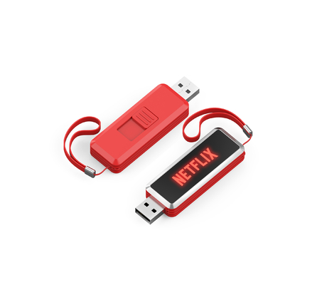 светодиодный фонарь USB с блестящим цветом