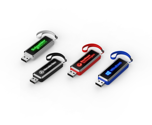 светодиодный фонарь USB с блестящим цветом