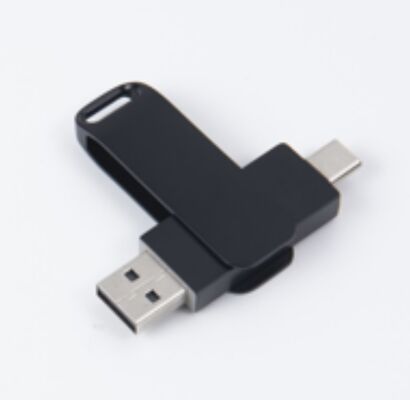 Черный USB 3.0 флеш-накопитель с разъемами Type-C и USB, совместимый с телефонами и компьютерами, объемом 256 ГБ, 512 ГБ, 1 ТБ