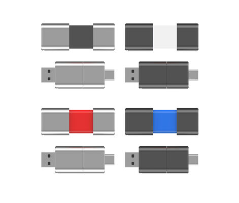Быстрая скорость типа C с USB 3.0 и USB 2.0 флэш-накопитель Слайд Форма совпадения CE,FCC,ROHS