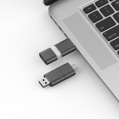 Быстрая скорость типа C с USB 3.0 и USB 2.0 флэш-накопитель Слайд Форма совпадения CE,FCC,ROHS