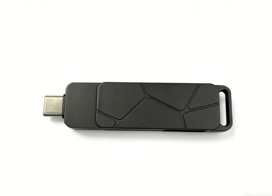 Пистолет с лазерным логотипом на черном корпусе типа C USB можно поставить брелок или ремешок и брелок для ключей