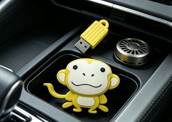 Настраиваемый в форме обезьянки ПВХ формы Персонализированный USB флэш-накопитель с опцией шифрования данных для маркетинга и безопасного доступа к данным