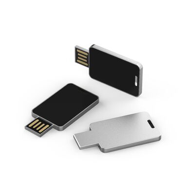 Металлический светодиодный флэш-накопитель USB прочный металлический корпус без шифрования совместим с различными операционными системами и устройствами