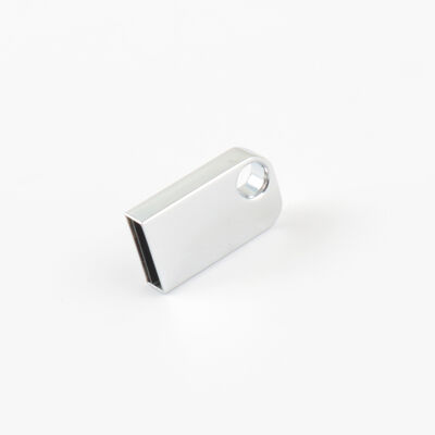 Мини-USB-флеш-накопитель с отверстием, можно поместить брелок, металлический USB-флеш-накопитель, можно настроить лазерный логотип