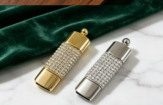 Прозрачный хрустальный USB-накопитель со скоростью передачи данных до 5 Гбит/с, водонепроницаемое прочное портативное устройство хранения данных, подарок для женщин