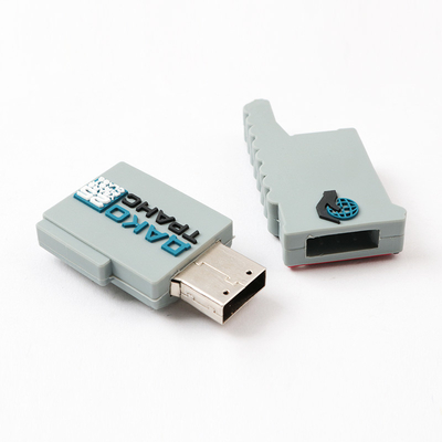 мягкий изготовленный на заказ напечатанный USB 8M/s 2D управляет подарком 256GB для рекламы